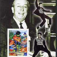 Congo 2002 Birth Centenary of Walt Disney & 25th Anniversary of Death of Elvis #2 imperf m/sheet unmounted mint. Note this item is privately produced and is offered purely on its thematic appeal