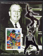 Congo 2002 Birth Centenary of Walt Disney & 25th Anniversary of Death of Elvis #2 imperf m/sheet unmounted mint. Note this item is privately produced and is offered purely on its thematic appeal