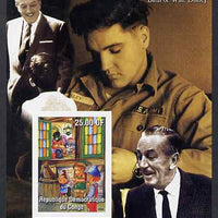 Congo 2002 Birth Centenary of Walt Disney & 25th Anniversary of Death of Elvis #7 imperf m/sheet unmounted mint. Note this item is privately produced and is offered purely on its thematic appeal