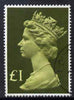 Great Britain 1977-87 Machin - Large Format £1 cds used SG 1026