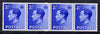 Great Britain 1936 KE8 2.5d coil-join strip of 4 unmounted mint