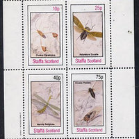 Staffa 1982 Insects perf,set of 4 values (10p to 75p) unmounted mint