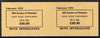 Great Britain 1975 (Feb) horiz proof pair of parcel labels for bundles of 200 x 4.5p books on gummed paper