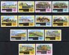 Nevis 1980 Obliterated definitive set complete 5c to $10 opt'd SPECIMEN unmounted mint as SG 37-49