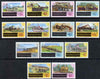 St Kitts 1980 definitive set complete 5c to $10 opt'd SPECIMEN, 13 values with watermark unmounted mint as SG 29A-41A