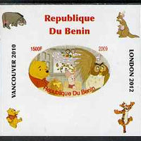 Benin 2009 Pooh Bear & Olympics #06 individual imperf deluxe sheet unmounted mint. Note this item is privately produced and is offered purely on its thematic appeal