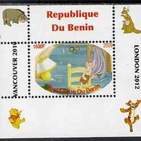 Benin 2009 Pooh Bear & Olympics #07 individual perf deluxe sheet unmounted mint. Note this item is privately produced and is offered purely on its thematic appeal