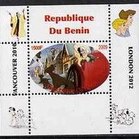 Benin 2009 Disney's 101 Dalmations & Olympics #07 individual perf deluxe sheet unmounted mint. Note this item is privately produced and is offered purely on its thematic appeal