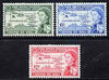 St Kitts-Nevis 1958 British Caribbean Federation set of 3 unmounted mint SG 120-2
