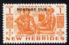 New Hebrides - English 1953 Postage Due 1f orange unmounted mint SG D15