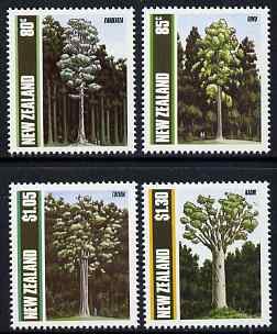 New Zealand 1989 Native Trees perf set of 4 unmounted mint, SG 1511-14