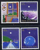 New Zealand 1989 Christmas perf set of 4 unmounted mint, SG 1520-3