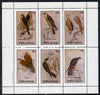 Staffa 1982 Birds of Prey #10 (Sparrow Hawk, Falcons etc) perf set of 6 values (15p to 75p) unmounted mint