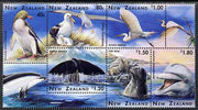 New Zealand 1996 Marine Wildlife perf se-tenant block of 6 unmounted mint, SG 1992-97