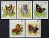 New Zealand 1991 Butterflies perf set of 5 unmounted mint, SG 1635-44