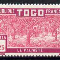 Togo 1924-38 Palm Trees 1f25 rose & magenta unmounted mint, SG 88