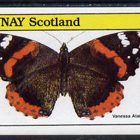 Grunay 1982 Butterflies (Vanessa Atalanta) imperf souvenir sheet (£1 value) unmounted mint