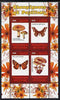 Congo 2009 Fungi & Butterflies #1 perf sheetlet containing 4 values unmounted mint