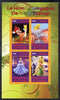 Congo 2009 The Magical World of Walt Disney #3 imperf sheetlet containing 4 values unmounted mint