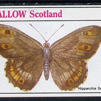 Eynhallow 1982 Butterflies (Hipparchia Semele) imperf souvenir sheet (£1 value) unmounted mint