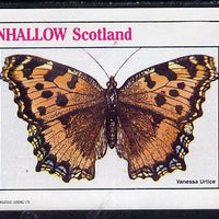 Eynhallow 1982 Butterflies (Vanessa Urtice) imperf deluxe sheet (£2 value) unmounted mint