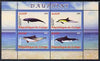 Congo 2009 Dolphins perf sheetlet containing 4 values unmounted mint