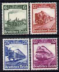 Germany 1935 Railway Centenary perf set of 4 mounted mint, SG 577-80