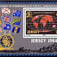 Jersey 1984 Links with the Commonwealth perf m/sheet unmounted mint, SG MS 333
