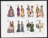 Staffa 1974 Costumes imperf,set of 8 values (0.5p to 20p) unmounted mint