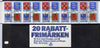 Sweden 1985 Rebate Stamps (Arms of Sweden 5th series) 36k booklet complete and fine with cds cancels, SG SB379