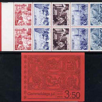 Sweden 1971 Christmas 3k50 booklet complete and fine, SG SB265