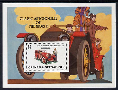 Grenada - Grenadines 1983 Motoring Anniversary (McFarlan) $5 m/sheet unmounted mint SG MS 562