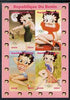 Benin 2009 Betty Boop & Olympics imperf sheetlet containing 4 values, unmounted mint. Note this item is privately produced and is offered purely on its thematic appeal