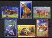 Rumania 2009 Wildlife perf set of 6 unmounted mint