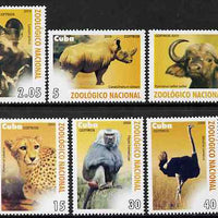 Cuba 2009 National Zoo perf set of 6 unmounted mint