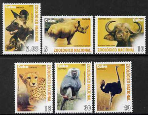 Cuba 2009 National Zoo perf set of 6 unmounted mint