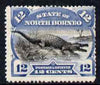 North Borneo 1894 Crocodile 12c mounted mint, SG75