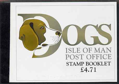 Isle of Man 1996 Dogs £4.71 booklet complete and fine, SG SB43
