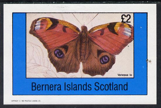 Bernera 1982 Butterflies (Vanessa Lo) imperf deluxe sheet (£2 value) unmounted mint
