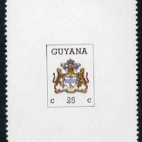Guyana 1987 Arms of Guyana 25c vertical format within frame unmounted mint SG 2183a