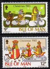 Isle of Man 1983 Christmas (Shepherds & Kings) set of 2 unmounted mint, SG 257-58