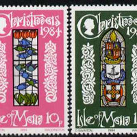 Isle of Man 1984 Christmas - Stained-glass Windows set of 2 unmounted mint, SG 272-73