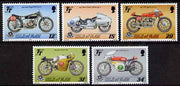 Isle of Man 1987 80th Anniversary of TT Motorcycle Racing set of 5 unmountred mint, SG 348-52