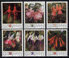 Isle of Man 1988 50th Anniversary of British Fuchsia Society set of 6 unmounted mint, SG 390-95