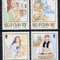 Isle of Man 1989 Christmas set of 4 unmounted mint, SG 429-32