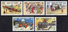 Isle of Man 1990 IOM Edwardian Postcards set of 5 unmounted mint, SG 433-37