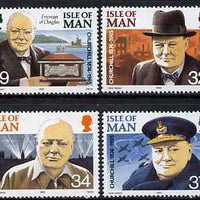 Isle of Man 1990 Churchill 25th Death Anniversary set of 4 unmounted mint, SG 455-58