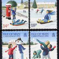 Isle of Man 1990 Christmas set of 4 unmounted mint, SG 459-62