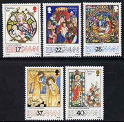 Isle of Man 1992 Christmas set of 5 unmounted mint, SG 532-36