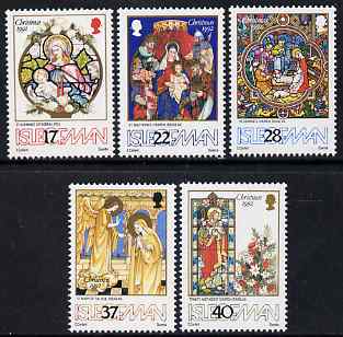 Isle of Man 1992 Christmas set of 5 unmounted mint, SG 532-36